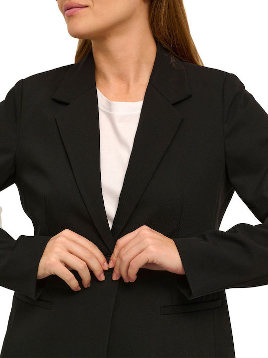 Kaffe Damen Blazer Schwarz