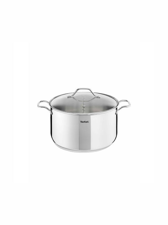 Tefal Intuition Βαθιά Ανοξείδωτη Κατσαρόλα 6lt / 26cm