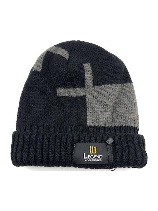 Knitted Beanie Cap Black