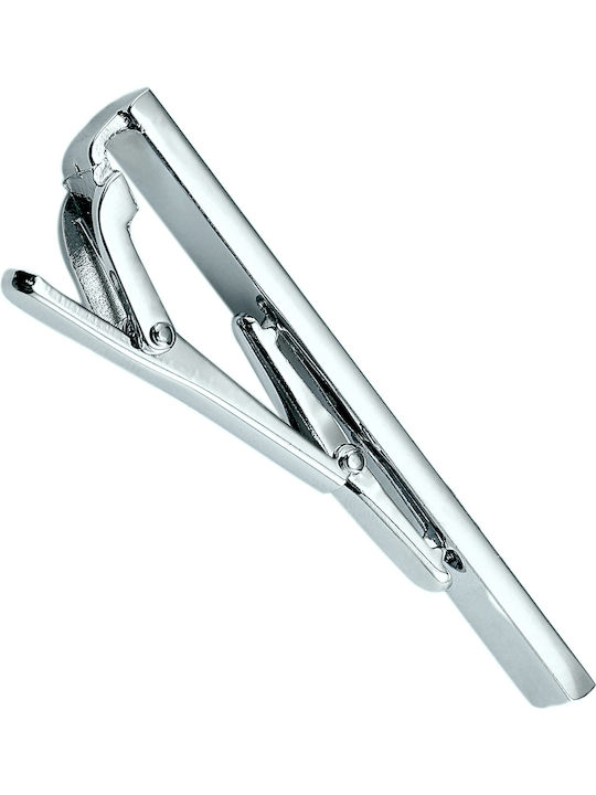 Legend Accessories Clip Γραβάτας Ασημί