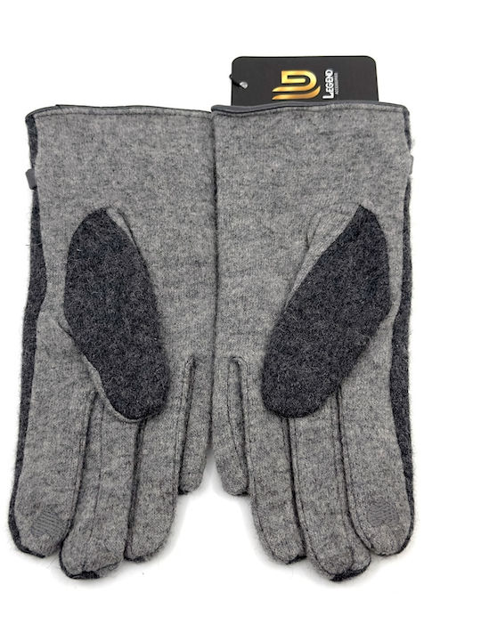 Gray Wolle Handschuhe Berührung