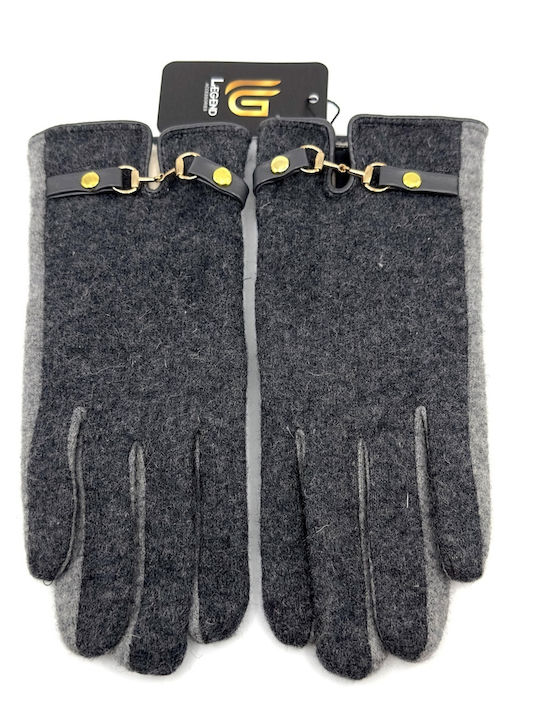 Gray Wolle Handschuhe Berührung