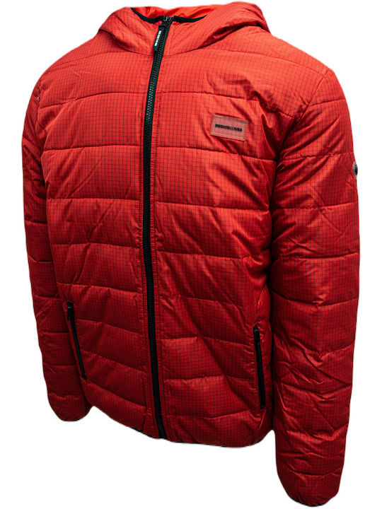 DC Men's Winter Puffer Jacket Red