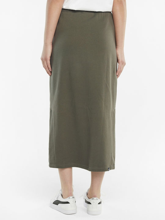 Puma Midi Skirt in Green color