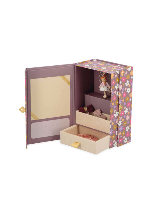 Kaloo Paper Storage Box with Lid Purple 8.9x18.5x18cm 1pcs