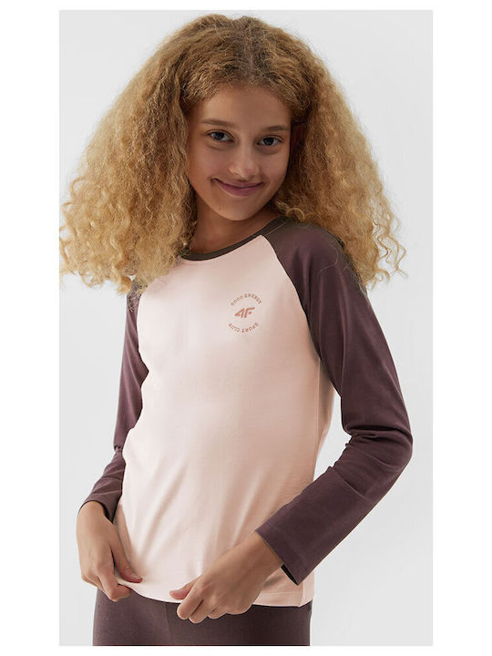 4F Kids Blouse Long Sleeve Pink