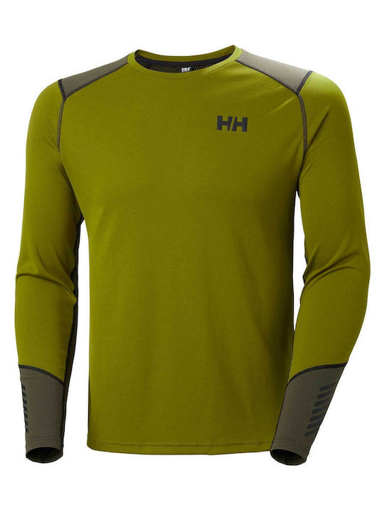 Helly Hansen Lifa Ανδρική Ισοθερμική Μακρυμάνικη Μπλούζα Πράσινη