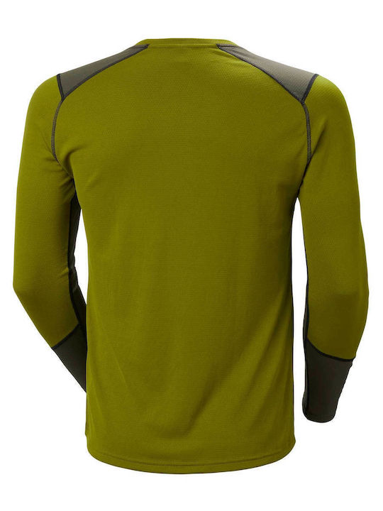 Helly Hansen Lifa Ανδρική Ισοθερμική Μακρυμάνικη Μπλούζα Πράσινη