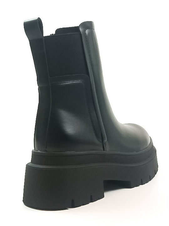 Damen Chelsea Stiefeletten Schwarz