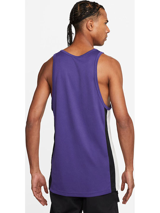 DF Icon+ Dri-Fit Short Sleeve Athletic Blouse Purple