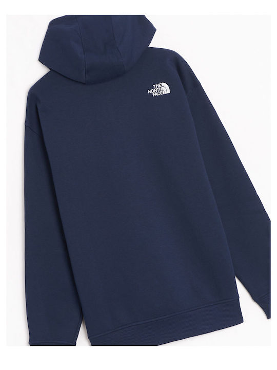 The North Face Navy Blue with Hood