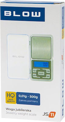 Blow JS11 Electronic Precision Commercial Scale with Maximum Weight Capacity of 0.5kg and 0.01gr Division