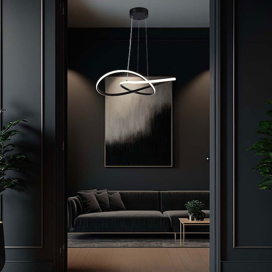 V-TAC Designer Deckenleuchte Weiß LED mit Warmes Weiß Licht 50x100cm