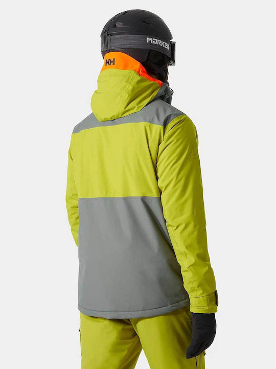 Helly Hansen 65915-452 Ανδρικό Μπουφάν για Σκι & Snowboard Πράσινο