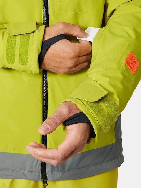 Helly Hansen 65915-452 Ανδρικό Μπουφάν για Σκι & Snowboard Πράσινο