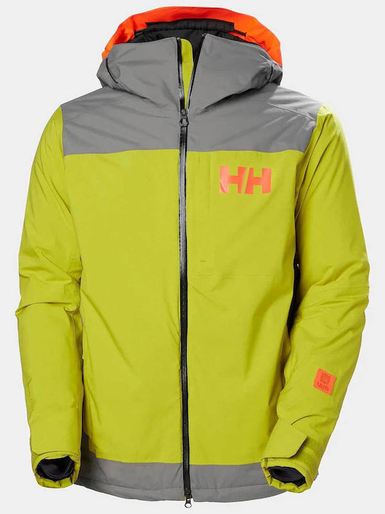 Helly Hansen 65915-452 Ανδρικό Μπουφάν για Σκι & Snowboard Πράσινο