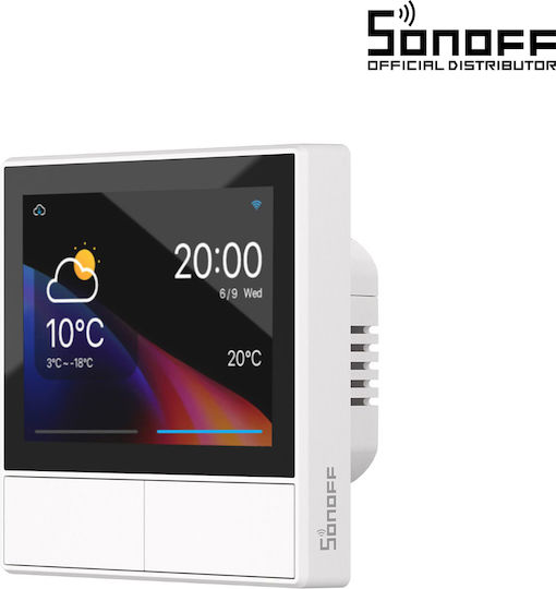Sonoff Nspanel Recessed Wall Switch with Touch Screen Wi-Fi White