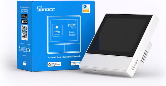 Sonoff Nspanel Recessed Wall Switch with Touch Screen Wi-Fi White