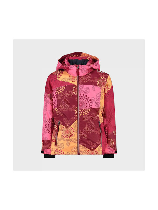 CMP Kinderjacke Winddicht mit Kapuze Rosa