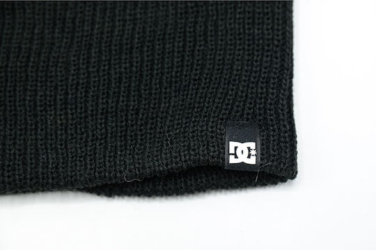 Skully Beanie Beanie with Rib Knit in Black color