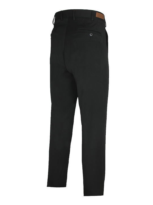 Stefansxxl Pantaloni pentru bărbați Chino Negru