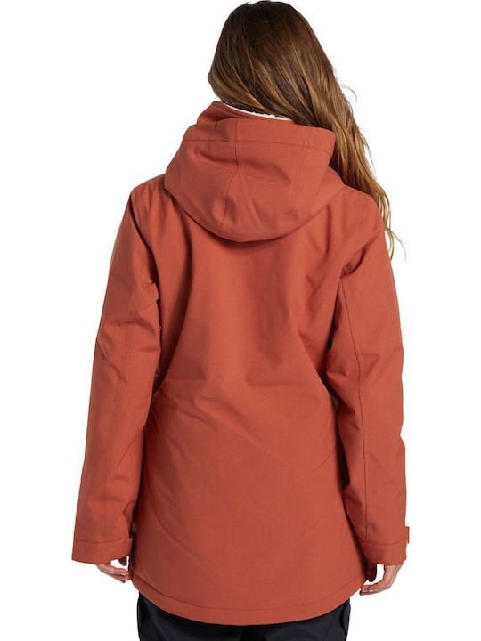 DC Phoenix ADJTJ03037-NNY0 Frauen Jacke aus für Ski & Snowboard Burgundisch