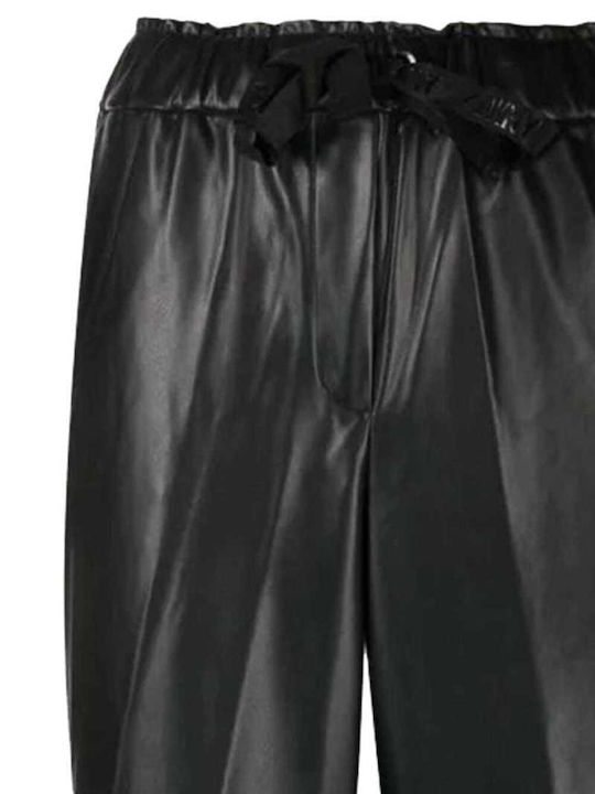 DKNY Damen Stoff Hose Schwarz