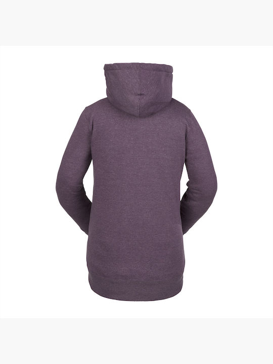 Volcom Tower Women's Hooded Sweatshirt Purple