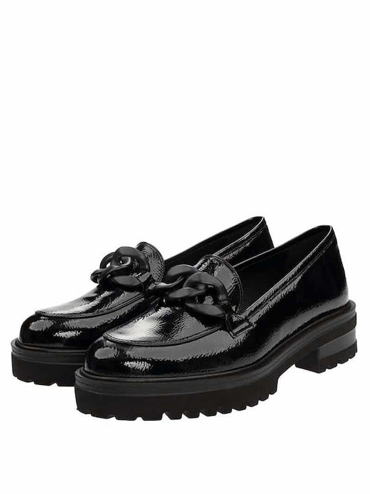 Stefania Women's Loafers in Black Color