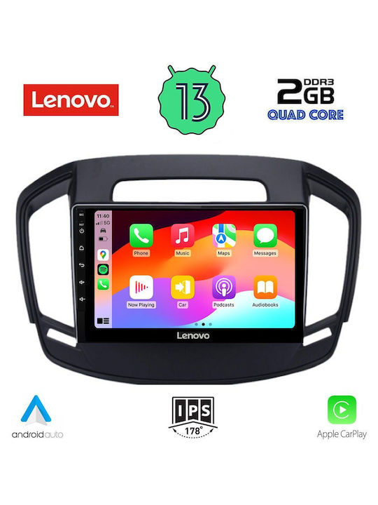 Lenovo Car Audio System for Opel Insignia 2014-2017 (Bluetooth/USB/WiFi/GPS/Apple-Carplay/Android-Auto) with Touch Screen 9"