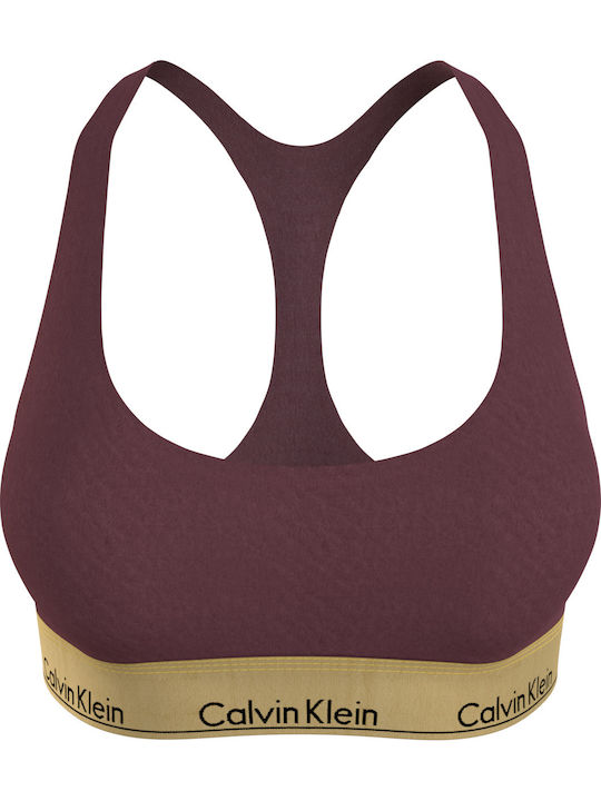 Women's Sports Bra without Padding Burgundy