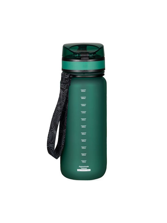 Alpinus Αθλητικό Παγούρι Πλαστικό 650ml Πράσινο
