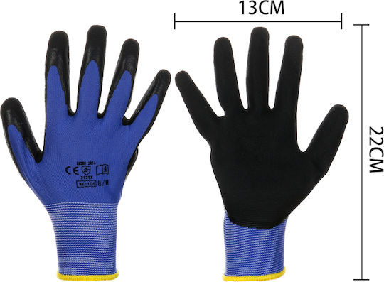 Tpster Γάντια Εργασίας Μπλε Latex