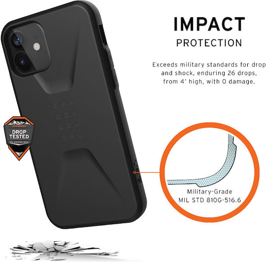 UAG Civilian Back Cover Σιλικόνης Μπλε (iPhone 15 Pro Max)