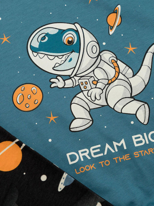 Minerva Pijama pentru copii De iarnă Blue Steel Dream Big
