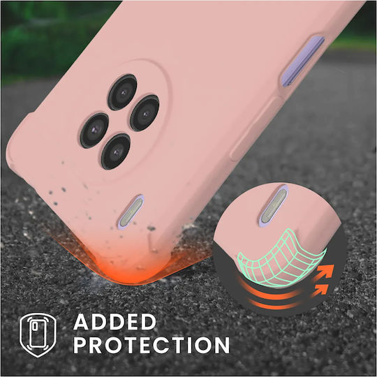 KWmobile Matte Back Cover Silicon cu Curea Verde (Huawei Nova 8i)