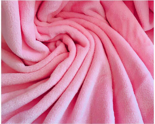 Snuggie Κουβέρτα Fleece με Μανίκια 140x200εκ. Ροζ