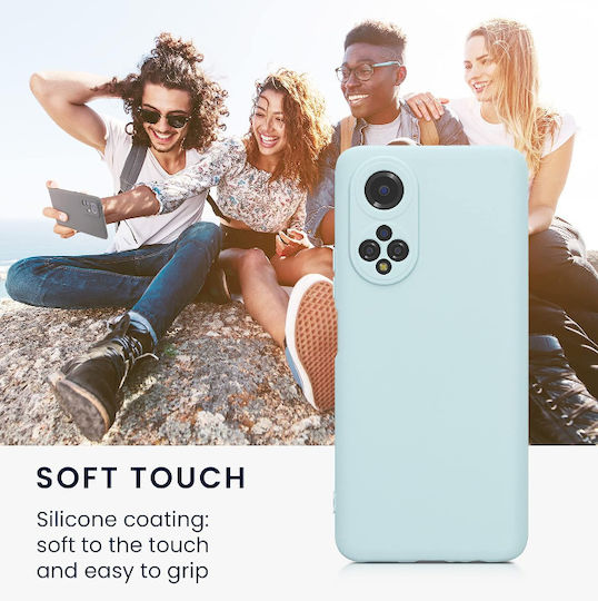 KWmobile Umschlag Rückseite Silikon 1.3mm Cool Mint (Honor X7)
