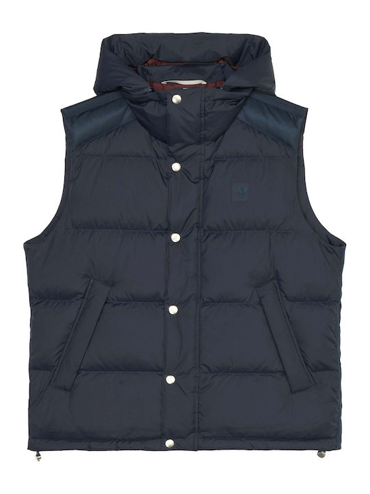 Marc O'Polo Fără mâneci Geacă pentru bărbați Puffer Navy Blue