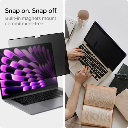 Spigen Filtru De Ecran Pentru Apple MacBook Air 15" M2 2023 Glas.tr Slim