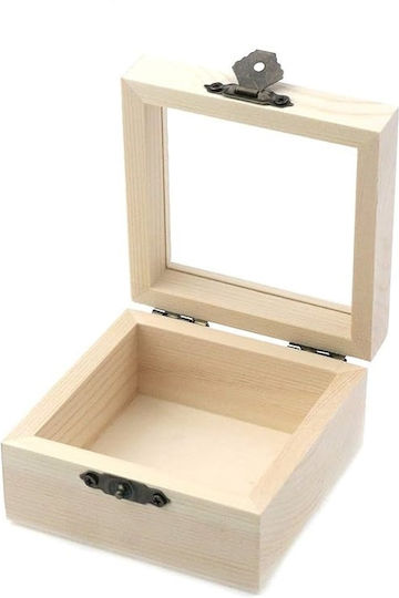 Huaxin Cutie Decorativă Lemn 7x7x4cm
