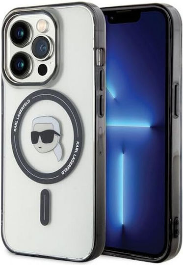 Karl Lagerfeld Karl`s Head Magsafe Back Cover Πλαστικό Διάφανο (iPhone 15)
