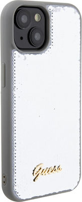 Guess Plastic Back Cover Gray (iPhone 15)