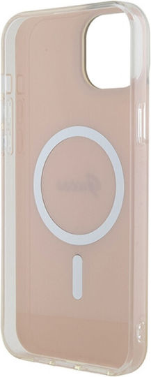 Guess Iml Iridescent Magsafe Back Cover Plastic Roz (iPhone 15 Plus / 16 Plus)