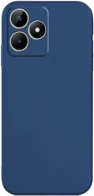 Matt Silicone Back Cover Blue (Realme C55)