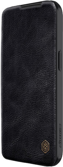 Nillkin Qin Pro Book Δερματίνης 0.2mm Μαύρο (iPhone 15 Plus)