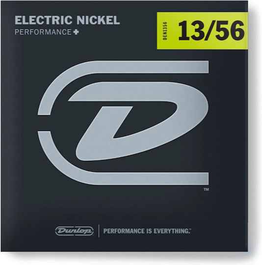 Dunlop Set of Nickel Wound Strings for Electric Guitar Performance+ X Heavy Hybrid 13 - 56"