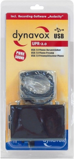 Dynavox USB-Phono UPR-2.0 Phono Preamp Ασημί