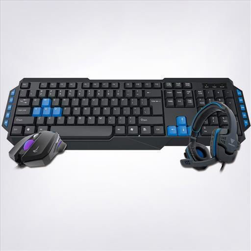 Gamdias Poseidon E1 Σετ Gaming Πληκτρολόγιο & Ποντίκι (Αγγλικό US)