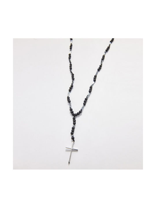 Chrysostomos Halskette Rosenkranz aus Stahl